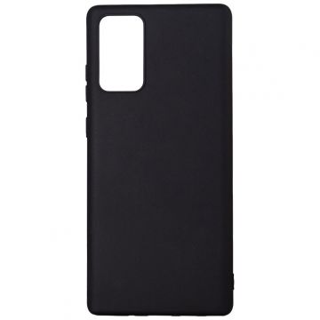 spacer Husa telefon Samsung Galaxy Note 20 - Spacer, Grosime 2 mm, Material flexibil silicon + interior cu microfibra, Negru, SPPC-SM-GX-N20-SLK