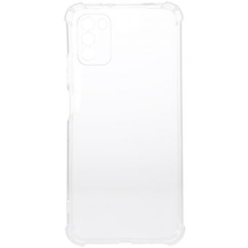 spacer Husa telefon Xiaomi Pocophone M3 - Spacer, Grosime 1.5 mm, Protectie suplimentara antisoc la colturi, Material flexibil TPU, Transparent, SSPPC-XI-PC-M3-CLR