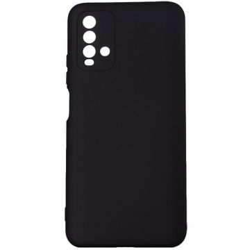 spacer Husa telefon Xiaomi Redmi Note 9 - Spacer, Grosime 2 mm, Material flexibil silicon + interior cu microfibra, Negru, SPPC-XI-RM-N9-SLK