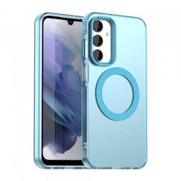 Husa MagSafe pentru Samsung Galaxy A25 A256, Techsuit, CandyCase, Albastra