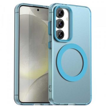Husa MagSafe pentru Samsung Galaxy S23 FE S711, Techsuit, CandyCase, Albastra