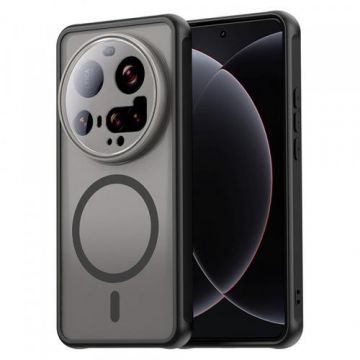 Husa MagSafe Techsuit HaloFrost II pentru Xiaomi 15 Ultra (Transparent/Negru)