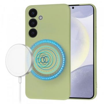 Husa MagSafe Techsuit SoftFlex pentru Samsung Galaxy S24+ S926 (Verde)