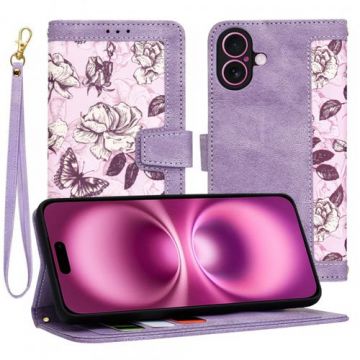 Husa pentru Apple iPhone 16 Plus, Techsuit, FlipCraft, Mov