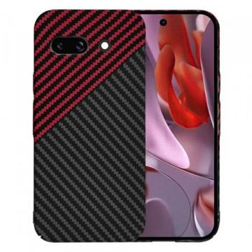 Husa pentru Google Pixel 9a, Techsuit, Carbonite FiberShell Vortex, Rosie