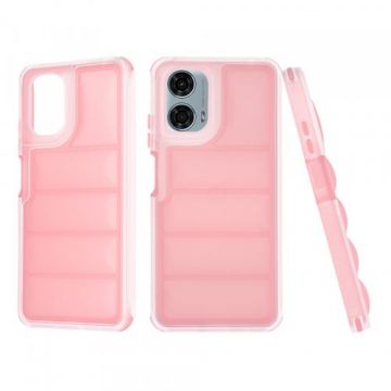 Husa pentru Motorola Moto G24 Power, Techsuit, Wave Shield, Roz