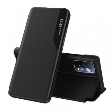 Husa pentru OnePlus Nord N200 5G / Oppo A74 5G / A54 5G, Techsuit, eFold, Neagra