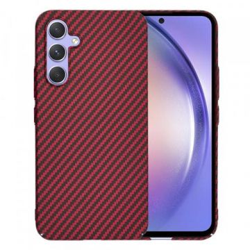 Husa pentru Samsung Galaxy A54 A546, Techsuit, Carbonite FiberShell, Rosie