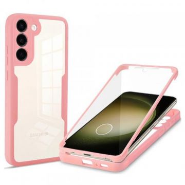 Husa pentru Samsung Galaxy S23+ S916, Techsuit, ColorVerse 360, Roz