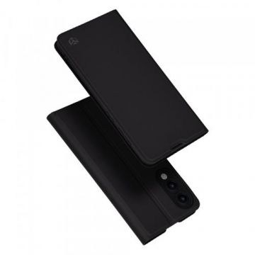 Husa pentru Samsung Galaxy S25 Edge S937, Techsuit, Magskin Book, Neagra