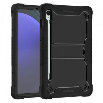 Husa pentru Samsung Galaxy Tab S10 FE / Tab S9 FE, Techsuit, Rugged TabShell (Negru)