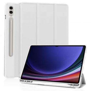 Husa pentru Samsung Galaxy Tab S10 Ultra / Tab S9 Ultra, Techsuit, Flex Trifold (Gri)