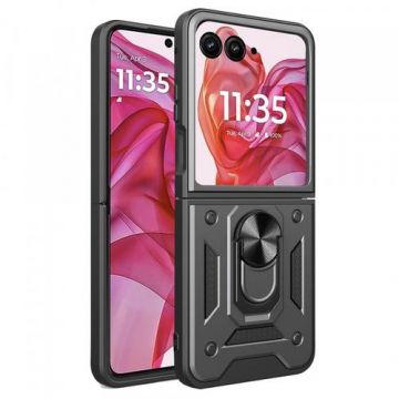 Husa pentru Techsuit CamShield Motorola Razr 50 Ultra (Negru)