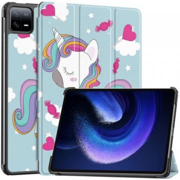 Husa pentru Xiaomi Pad 6 / 6 Pro, Techsuit, FoldPro Unicorn (Multicolor)