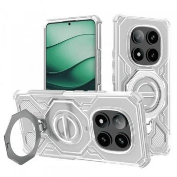 Husa pentru Xiaomi Poco X7 / Redmi Note 14 Pro 5G, Techsuit, Carbon Shield Pro, Alba