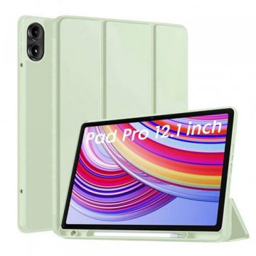 Husa pentru Xiaomi Redmi Pad Pro / Pad / Pad Pro 5G, Techsuit, Flex Trifold (Verde Deschis)