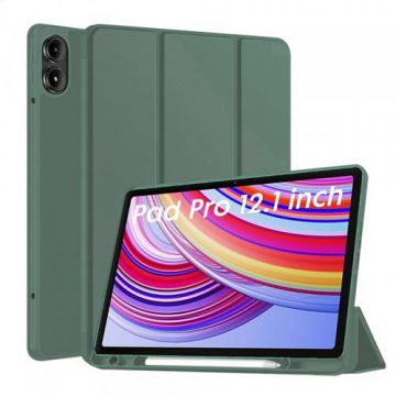 Husa pentru Xiaomi Redmi Pad Pro / Pad / Pad Pro 5G, Techsuit, Flex Trifold (Verde)