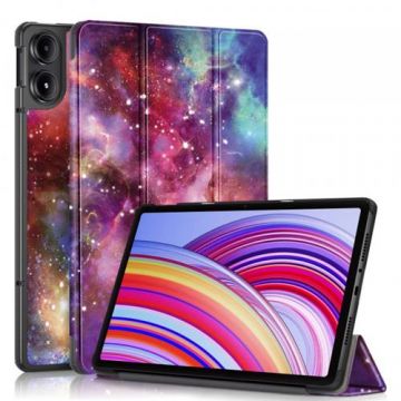 Husa pentru Xiaomi Redmi Pad Pro / Pad / Pad Pro 5G, Techsuit, FoldPro Galaxy (Multicolor)