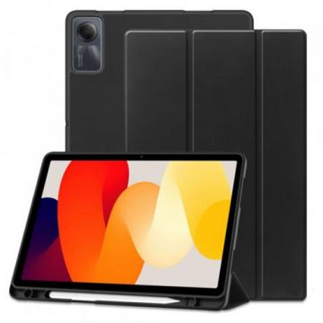Husa pentru Xiaomi Redmi Pad SE, Techsuit, Flex Trifold (Negru)