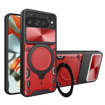 Husa Techsuit CamGuard Pro pentru Google Pixel 9 Pro XL (Rosu/Negru)