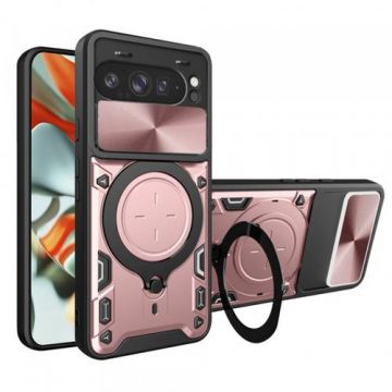 Husa Techsuit CamGuard Pro pentru Google Pixel 9 Pro XL (Roz/Negru)
