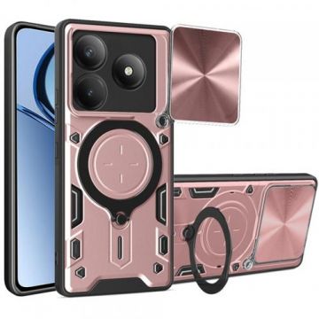 Husa Techsuit CamGuard Pro pentru Realme C63 / C61 (Roz/Negru)