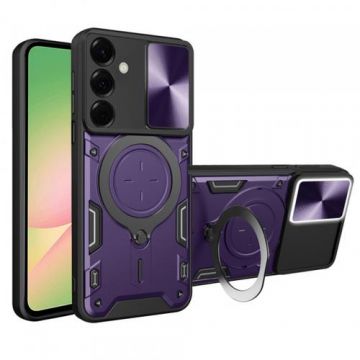 Husa Techsuit CamGuard Pro pentru Samsung Galaxy A56 A566 (Mov/Negru)