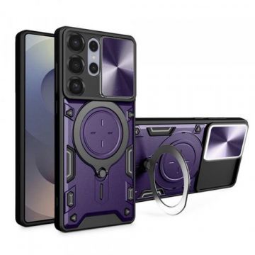 Husa Techsuit CamGuard Pro pentru Samsung Galaxy S25 Ultra S938 (Mov/Negru)