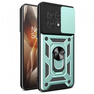 Husa Techsuit CamShield pentru OnePlus 13R (Negru/Verde)