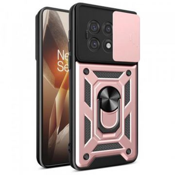 Husa Techsuit CamShield pentru OnePlus 13R (Roz/Negru)