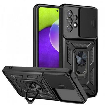Husa Techsuit CamShield pentru Samsung Galaxy A52s 5G A528 / A52 5G A526 / A52 A525 (Negru)