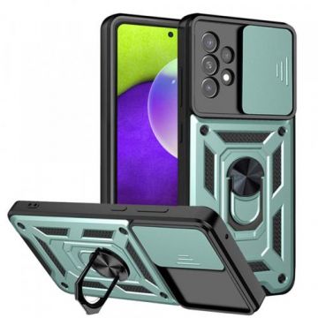 Husa Techsuit CamShield pentru Samsung Galaxy A52s 5G A528 / A52 5G A526 / A52 A525 (Verde/Negru)
