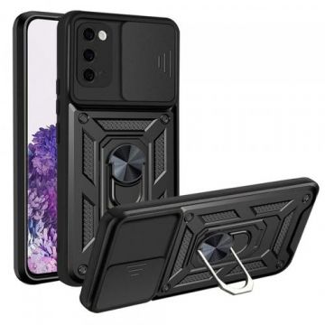 Husa Techsuit CamShield pentru Samsung Galaxy S20 5G G981 / S20 G980 (Negru)