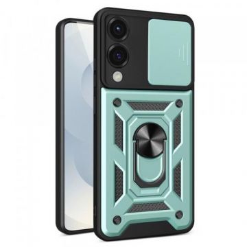 Husa Techsuit CamShield pentru Samsung Galaxy S25 Edge S937 (Verde/Negru)