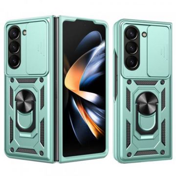 Husa Techsuit CamShield pentru Samsung Galaxy Z Fold 5, F946 (Verde/Negru)