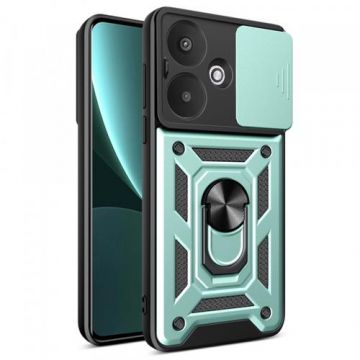 Husa Techsuit CamShield pentru Xiaomi Redmi 13C 5G (Verde/Negru)