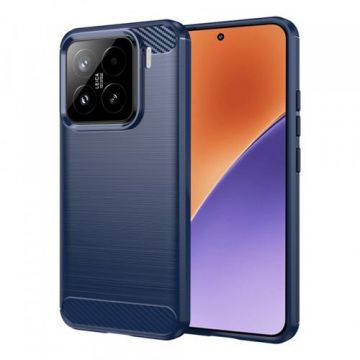 Husa Techsuit Carbon pentru Xiaomi 15 (Albastru)