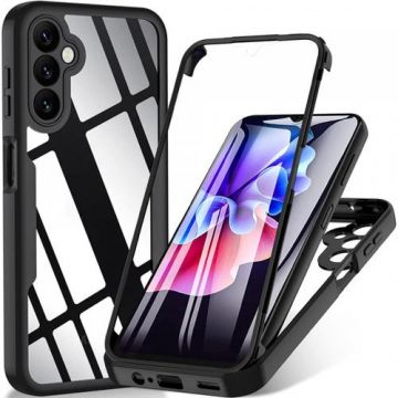 Husa Techsuit ColorVerse 360 pentru Samsung Galaxy A16 5G A166 / A16 4G A165 (Negru)