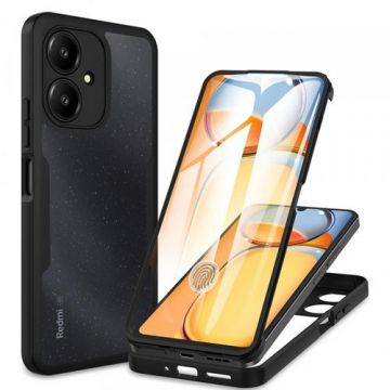 Husa Techsuit ColorVerse 360 pentru Xiaomi Redmi 13C 5G (Negru)