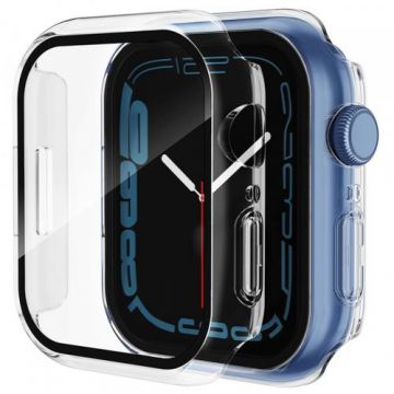 Husa Techsuit Defense360 Pro pentru Apple Watch Series 7 41mm, Transparenta