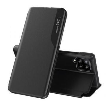 Husa Techsuit eFold pentru Samsung Galaxy A12 Nacho A127 / A12 A125 (Negru)
