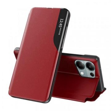 Husa Techsuit eFold pentru Xiaomi Redmi Note 13 Pro 4G / Poco M6 Pro 4G (Rosu)