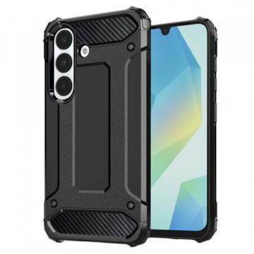 Husa Techsuit Hybrid Armor pentru Samsung Galaxy A16 5G A166 / A16 4G A165 (Negru)