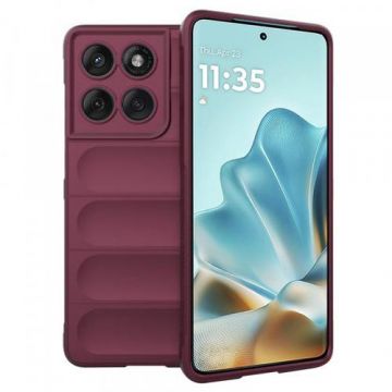 Husa Techsuit Magic Shield pentru Motorola Edge 60 Fusion / Edge 60 (Visiniu)