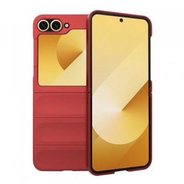 Husa Techsuit Magic Shield pentru Samsung Galaxy Z Flip 6 F741 (Rosu)
