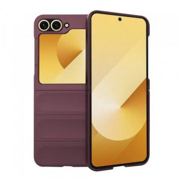 Husa Techsuit Magic Shield pentru Samsung Galaxy Z Flip 6, F741 (Visiniu)