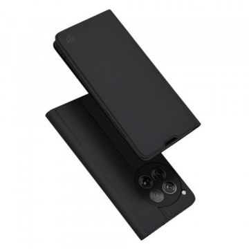 Husa Techsuit Magskin Book pentru OnePlus 12 (Negru)