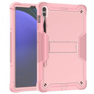 Husa Techsuit Rugged TabShell pentru Samsung Galaxy Tab S10+ / Tab S9 FE+ / Tab S9+ (Roz)