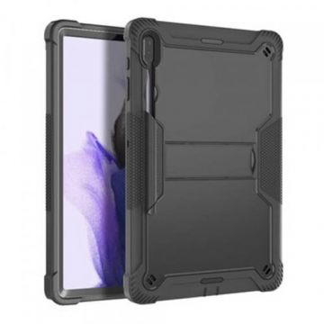 Husa Techsuit Rugged TabShell pentru Samsung Galaxy Tab S7 FE (Negru)
