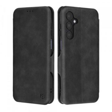 Husa Techsuit Safe Wallet Plus pentru Samsung Galaxy A16 5G A166 / A16 4G A165 (Negru)
